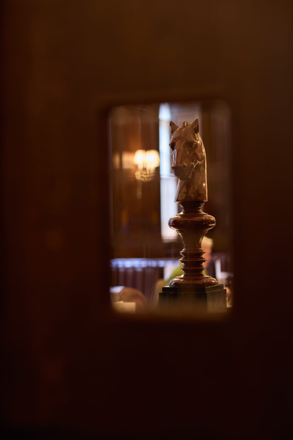 Decorative niche and handcrafted sculpture at Grand Divan London