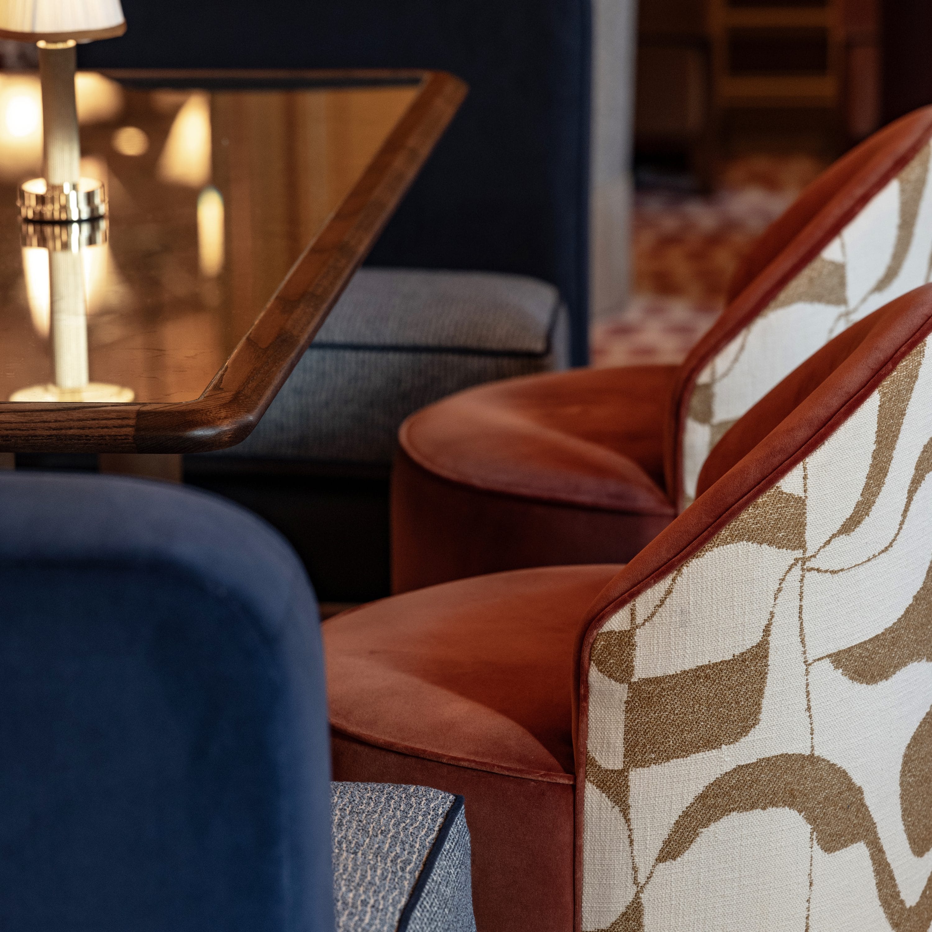 Bespoke lounge seating and upholstered furniture in The Drawing Room Cadogan