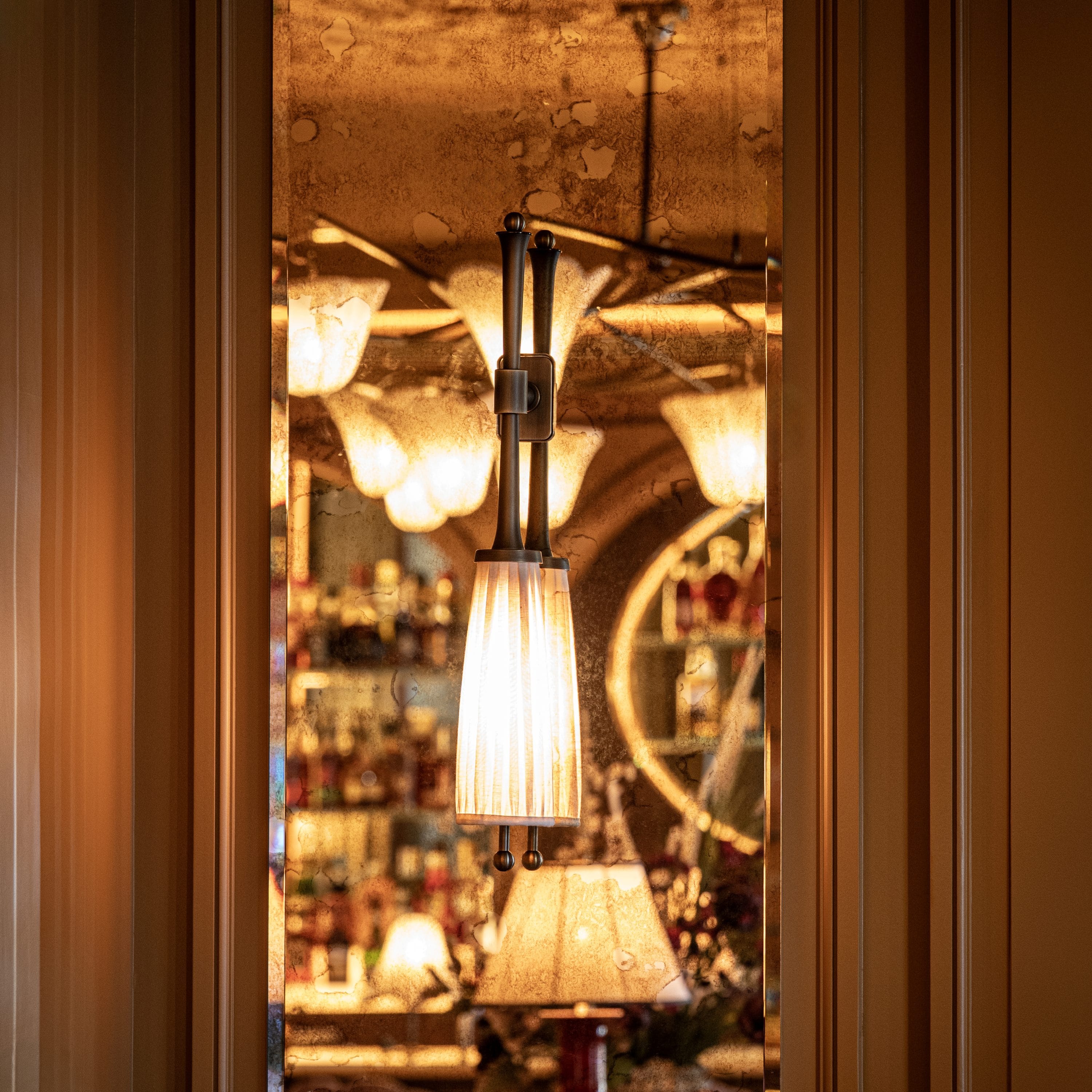 Decorative lighting creating a warm atmosphere in The Drawing Room Cadogan